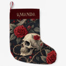 Search for gothic christmas stockings Skulls