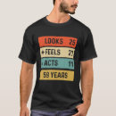 Search for funny 59th birthday tshirts Old