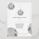 Search for black and white ball invitations 70s