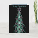 Search for fractal christmas cards Black