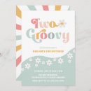 Search for pastel 2nd birthday invitations Hippie