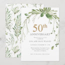 Search for anniversary invitations Gold