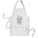 Search for white rabbit aprons Happy
