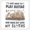 Search for cute guitar stickers Sloth