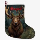 Search for moose christmas stockings Rustic
