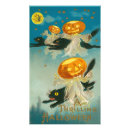Search for vintage halloween postcard posters Black cat