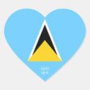 Search for flag of st lucia stickers Saint lucia souvenir