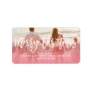 Search for pink ombre return address labels Contemporary
