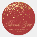 Search for red and gold foil stickers Thank you