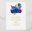 Search for navy and purple wedding invitations Blue