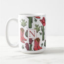 Search for christmas monogram mugs Girly