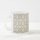 Search for repeated pattern mugs Green