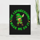 Search for leprechauns cards St patricks