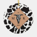 Search for black cow christmas tree decorations Country