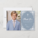 Search for boy first communion cards Dusty blue