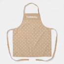 Search for beige polka dot aprons Cute