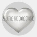 Search for 25th silver anniversary wedding stickers Twenty fifth
