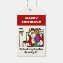 Search for funny christmas cartoons gift tags Santa