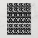 Search for monogram d postcards Letter