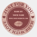 Search for just for you stickers Handmade