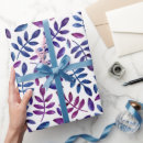 Search for blue and purple wrapping paper For her