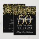 Search for winter 50th birthday invitations Glitter