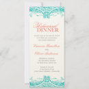 Search for turquoise rehearsal dinner invitations Vintage
