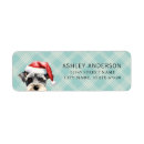 Search for schnauzer return address labels Cute