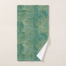Search for green leaves bath towels Tropical