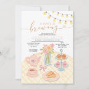 Search for baby is brewing tea invitations Cute