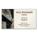 Search for horseshoeing business cards Blacksmith