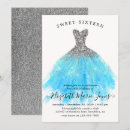 Search for baby blue sweet 16 invitations 16th birthday