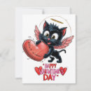 Search for black cat valentines day cards Valentine's
