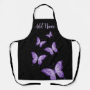 Search for purple butterfly aprons Kitchen