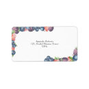 Search for mixed return address labels Watercolor
