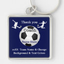 Search for soccer coach key rings Blue