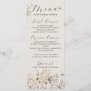 Search for boho menus Wildflower