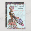 Search for african american baby shower invitations Floral
