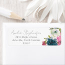 Search for navy and white return address labels Script calligraphy typography