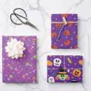 Search for trick wrapping paper Jack o' lantern