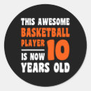 Search for happy 10th birthday stickers Old