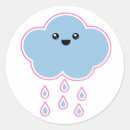 Search for kawaii cloud stickers Blue