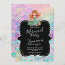 Search for black mermaid invitations Pink