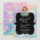 Search for black mermaid invitations Pink
