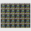 Search for 25th birthday wrapping paper 25 years old