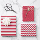 Search for red stripes wrapping paper Chevron