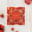 Search for red dragon napkins Pattern