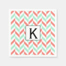 Search for pink and green monogram napkins Trendy