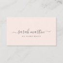 Search for elegant business cards Beauty salon