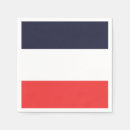 Search for red white and blue napkins America